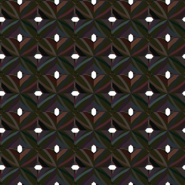 Geometrik süslemeli vektör deseni. Kusursuz tasarım dokusu. 