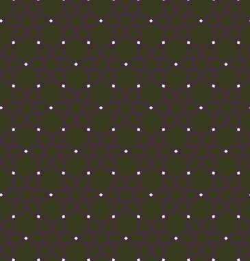 Geometrik süslemeli vektör deseni. Kusursuz tasarım dokusu.