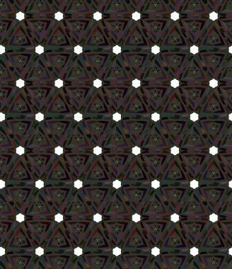 Modern geometrik vektör tasarımı, kusursuz desen çizimi