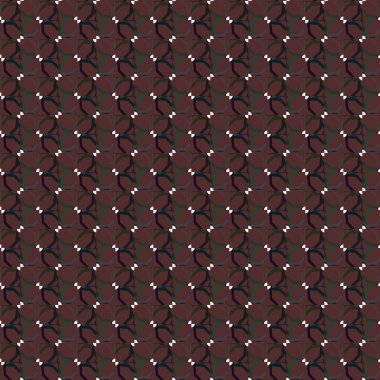 Geometrik süslemeli vektör deseni. Kusursuz tasarım dokusu.