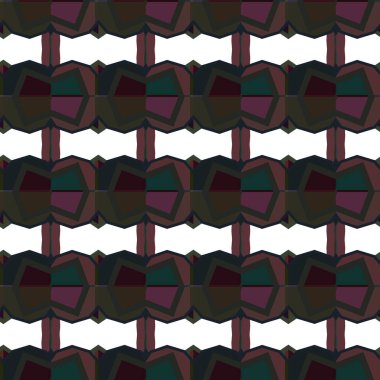 Kusursuz tasarım dokusu. Geometrik süslemeli vektör deseni. 