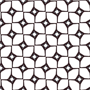 Modern geometrik vektör tasarımı, kusursuz desen çizimi