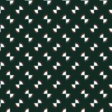 Modern geometrik vektör tasarımı, kusursuz desen çizimi