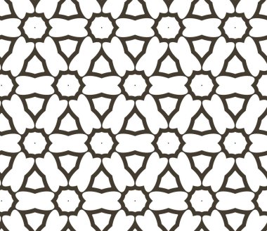 Soyut geometrik şekilli kusursuz desen