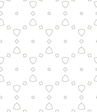 Modern geometrik vektör tasarımı, kusursuz desen çizimi