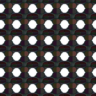 Modern geometrik vektör tasarımı, kusursuz desen çizimi