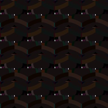 Modern geometrik vektör tasarımı, kusursuz desen çizimi