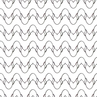 Geometrik süslemeli vektör deseni. Kusursuz tasarım dokusu.