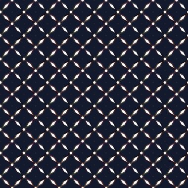 Geometrik süslemeli vektör deseni. Kusursuz tasarım dokusu.