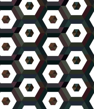 Geometrik vektör tasarımı, kusursuz desen çizimi