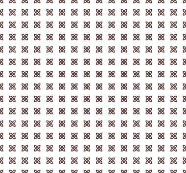 Soyut geometrik süslemeli vektör deseni. Kusursuz tasarım dokusu.