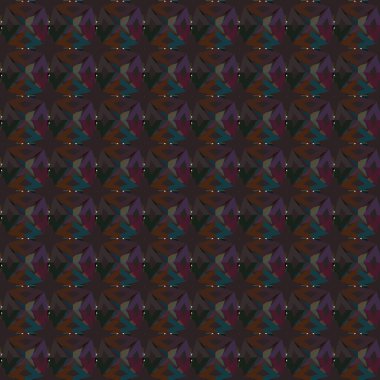 Geometrik süslemeli vektör deseni. Kusursuz tasarım dokusu.