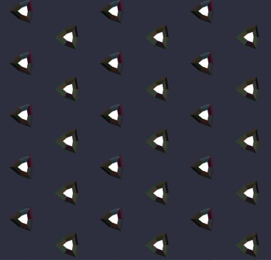 Geometrik süslemeli vektör deseni. Kusursuz tasarım dokusu.