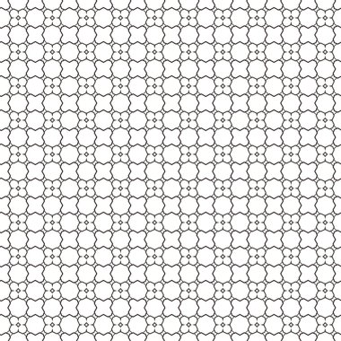 Geometrik süslemeli vektör deseni. Kusursuz tasarım dokusu.
