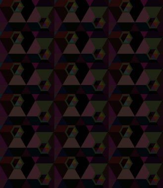 Modern geometrik vektör tasarımı, kusursuz desen çizimi