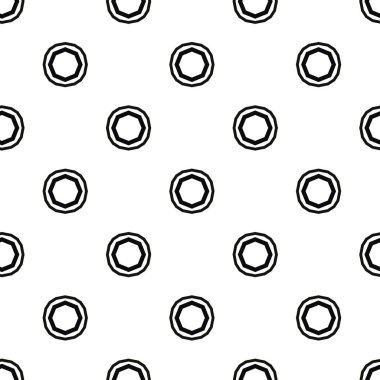 Geometrik süslemeli vektör deseni. Kusursuz tasarım dokusu.