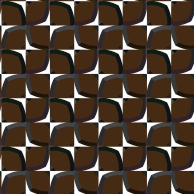 Soyut geometrik şekilli kusursuz desen