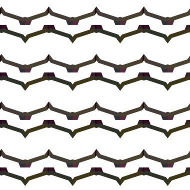 Geometrik süslemeli vektör deseni. Kusursuz tasarım dokusu.