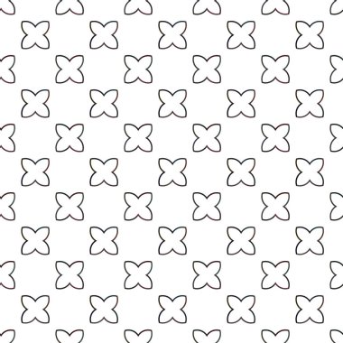 Geometrik süslemeli vektör deseni. Kusursuz tasarım dokusu. 