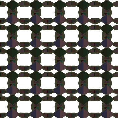 Geometrik süslemeli vektör deseni. Kusursuz tasarım dokusu. 