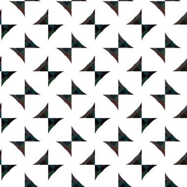 Modern geometrik vektör tasarımı, kusursuz desen çizimi