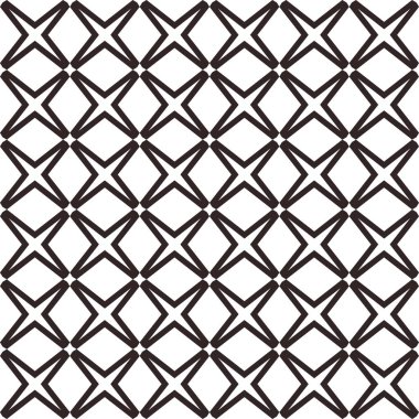 Geometrik süslemeli kusursuz desen. vektör illüstrasyonu