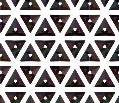 Modern geometrik vektör tasarımı, kusursuz desen çizimi