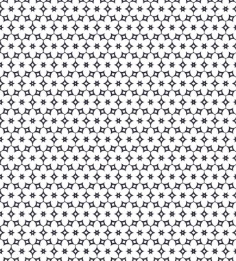 Geometrik süslemeli vektör deseni. Kusursuz tasarım dokusu.