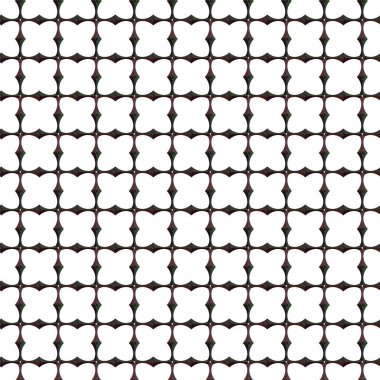 Geometrik süslemeli vektör deseni. Kusursuz tasarım dokusu.