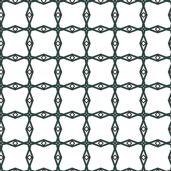 Geometrisches Ornamentales Vektormuster Nahtlose Design Textur — Stockvektor