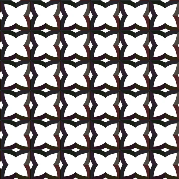 Diseño Vectorial Geométrico Ilustración Patrón Sin Costura — Archivo Imágenes Vectoriales