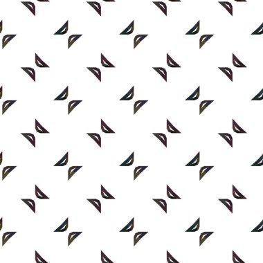 Tasarımınız için soyut elementlerle kusursuz desenlerin vektör çizimi