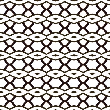 Geometrik süslemeli kusursuz desen. vektör illüstrasyonu