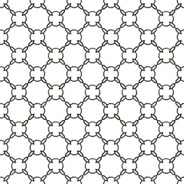 Geometrik süslemeli vektör deseni. Kusursuz tasarım dokusu. 