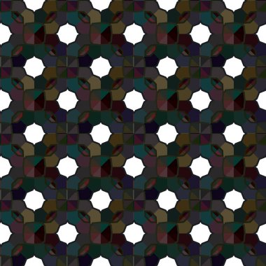 Modern geometrik vektör tasarımı, kusursuz desen çizimi