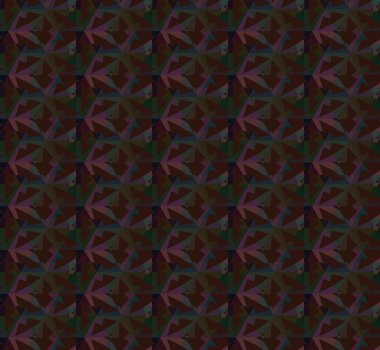 Geometrik süslemeli vektör deseni. Kusursuz tasarım dokusu.