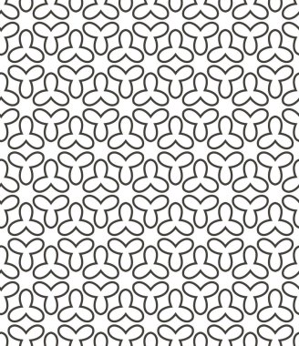 Geometrik süslemeli vektör deseni. Kusursuz tasarım dokusu.