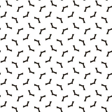 Geometrik süslemeli vektör deseni. Kusursuz tasarım dokusu. 