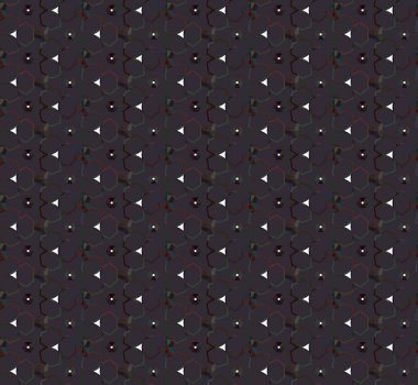 Geometrik süslemeli vektör deseni. Kusursuz tasarım dokusu. 