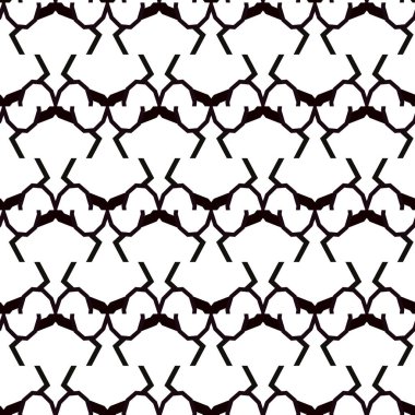 Modern geometrik vektör tasarımı, kusursuz desen çizimi