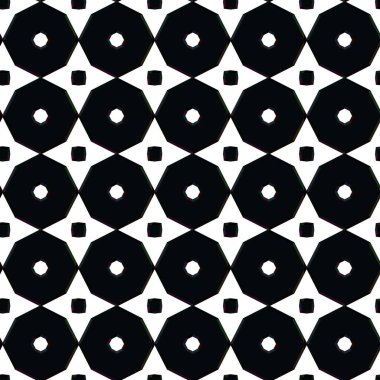 Modern geometrik vektör tasarımı, kusursuz desen çizimi