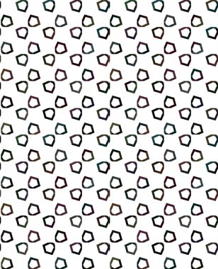 Modern geometrik vektör tasarımı, kusursuz desen çizimi