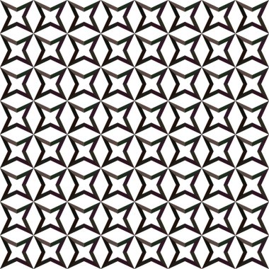 Modern geometrik vektör tasarımı, kusursuz desen çizimi