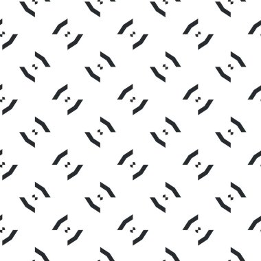 Geometrik süslemeli vektör deseni. Kusursuz tasarım dokusu.