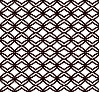 Modern geometrik vektör tasarımı, kusursuz desen çizimi