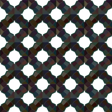 Modern geometrik vektör tasarımı, kusursuz desen çizimi