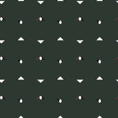 Geometrik süslemeli vektör deseni. Kusursuz tasarım dokusu.