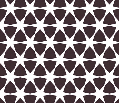 Geometrik süslemeli vektör deseni. Kusursuz tasarım dokusu.