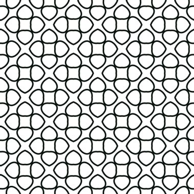 Geometrik süslemeli vektör deseni. Kusursuz tasarım dokusu.