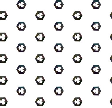 Soyut geometrik şekilli kusursuz desen. vektör illüstrasyonu